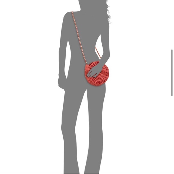 INC Straw Circle Crossbody-Navy - Picture 3 of 4